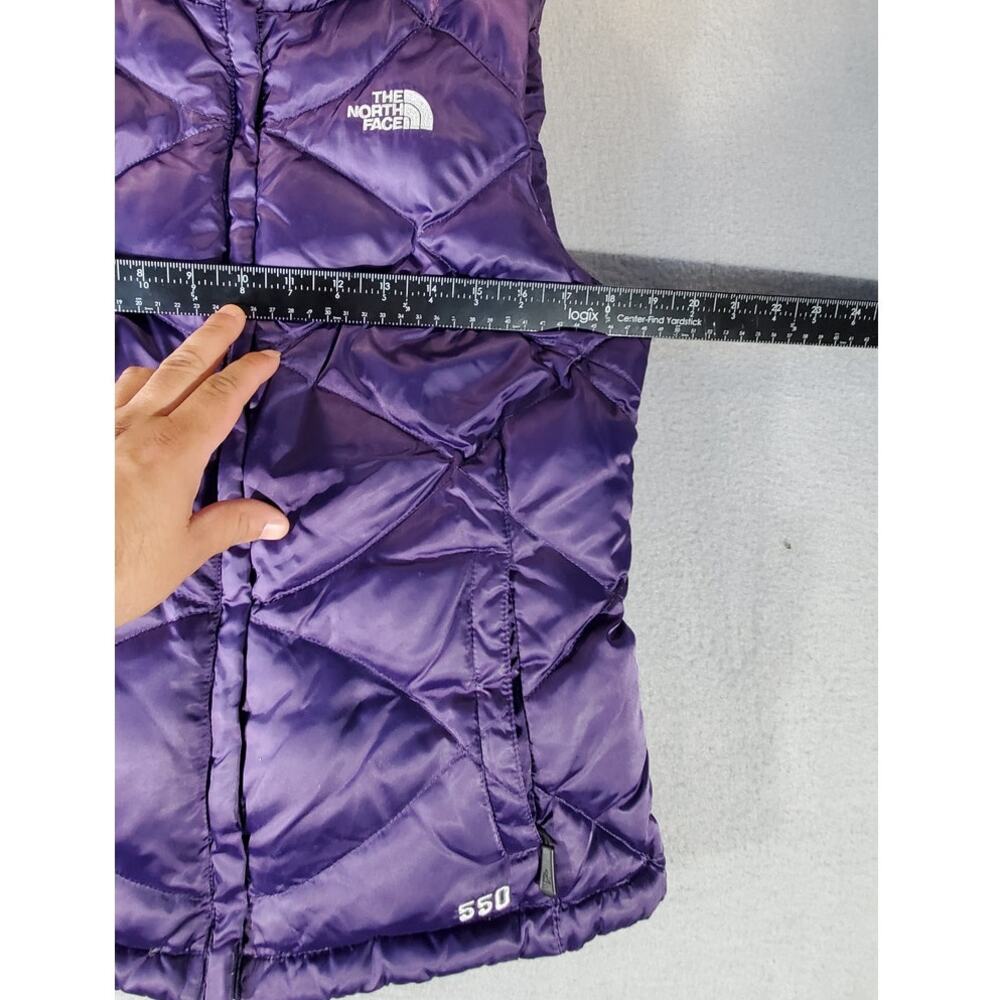 The North Face Aconcagua 550 Down Vest Women’s Small Purple Full Zip warm - Picture 5 of 9